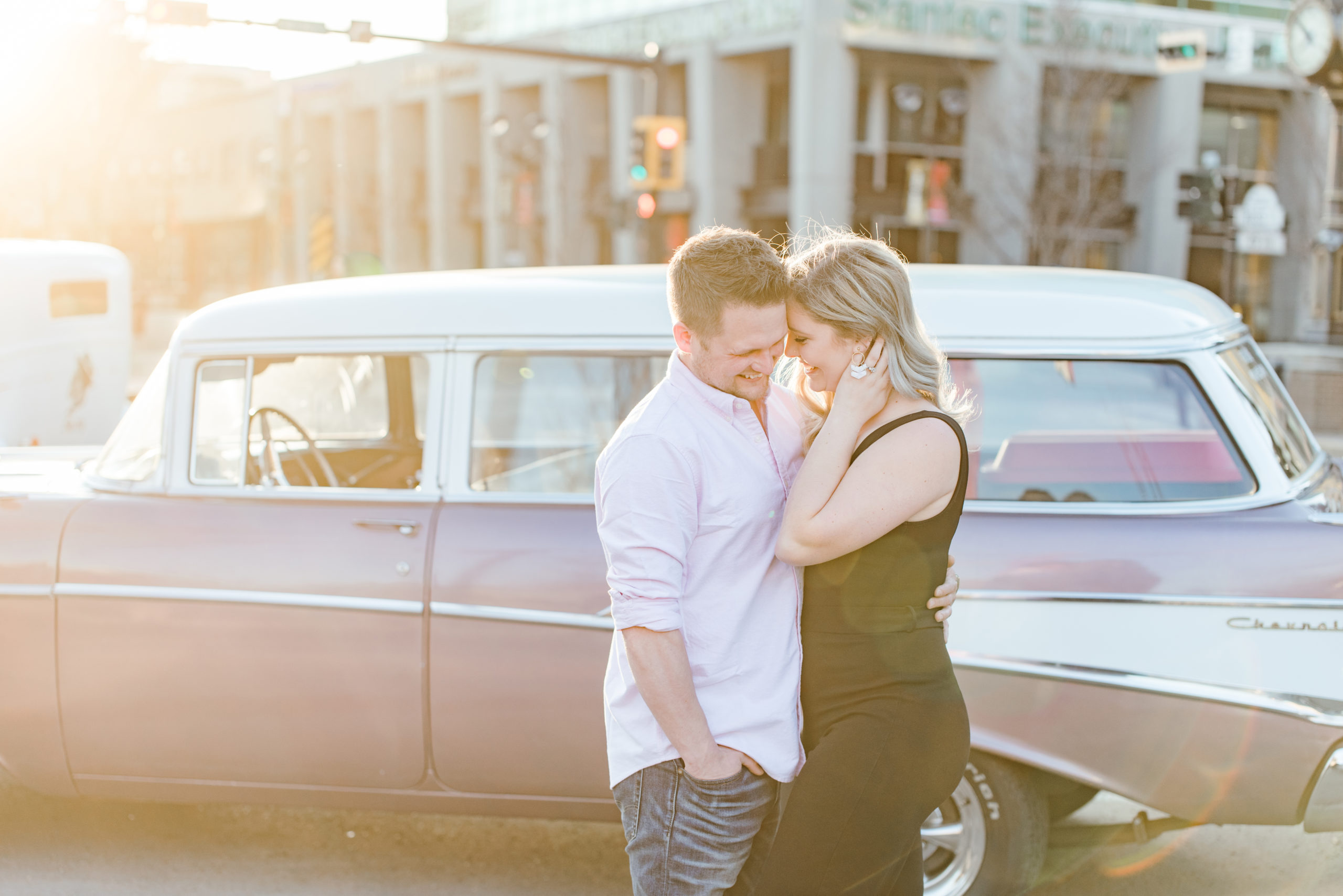 downtown Red Deer Engagement session