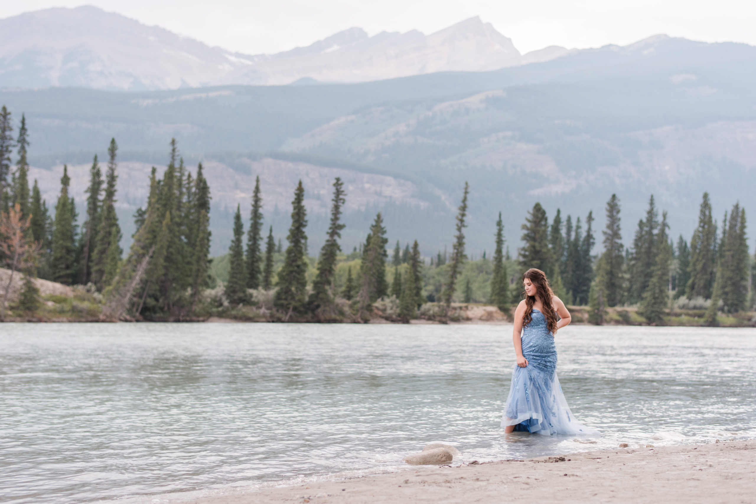 Graduation session in the rocky mountains